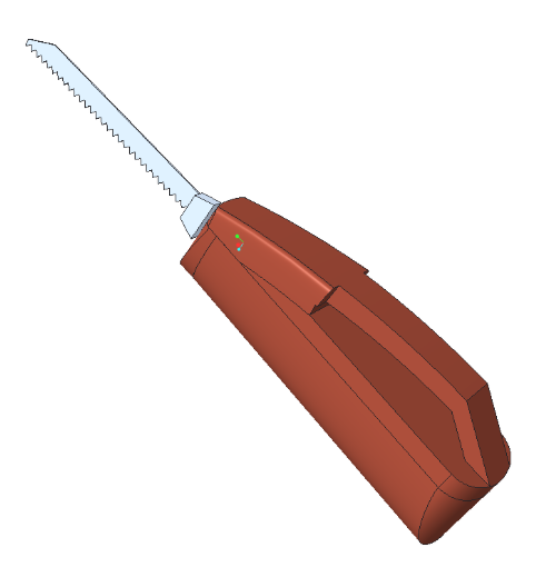 Modélisation 3D du couteau sous Creo
